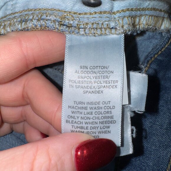 Loft Women's Size 00/24 Medium Wash High Rise Ankle Skinny Jeans - Picture 7 of 8